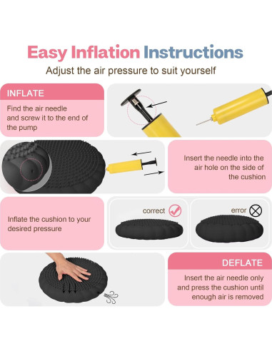 Cojín Inestable Kisnbld 34cm para Niños y Adultos - Mejora Postura