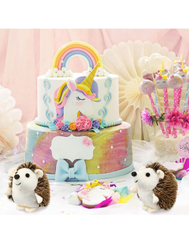 Zubebe Mini Juguete Erizo Peluche 10 cm - 24 Pzs para Niños