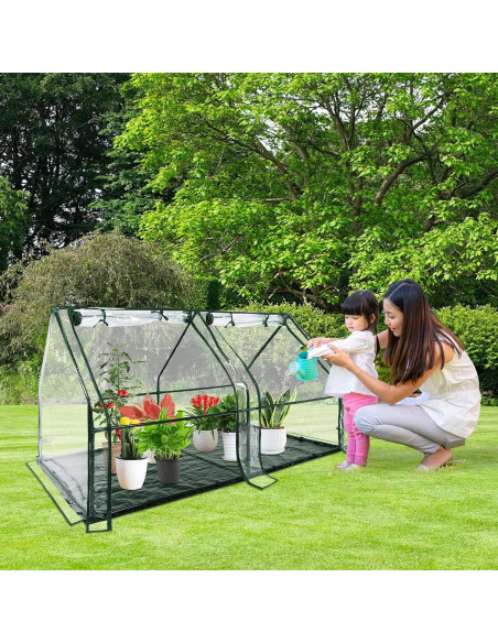 Invernadero Mini Portátil U'Artlines 1.83x0.91 m PVC Impermeable