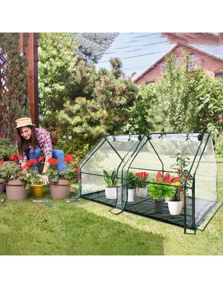 Invernadero Mini Portátil U'Artlines 1.83x0.91 m PVC Impermeable