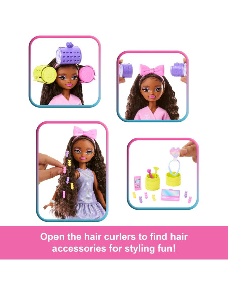 Muñeca de Moda Barbie Dream Brooklyn con Accesorios Sorpresa