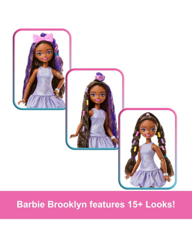 Muñeca de Moda Barbie Dream Brooklyn con Accesorios Sorpresa