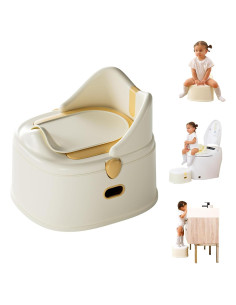 Asiento de Entrenamiento para Baño 3 en 1 RGKQSY Amarillo