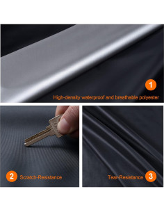 Cubierta SUV GUNHYI YM Impermeable Ajuste Universal 460cm 2