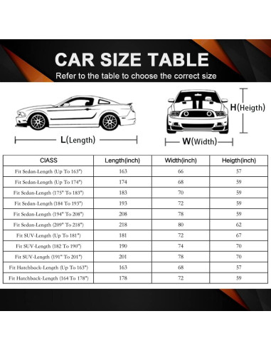 Cubierta SUV GUNHYI YM Impermeable Ajuste Universal 460cm