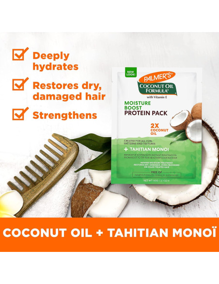 Paquete de Cuidado del Cabello Palmer's Aceite de Coco 3 Piezas