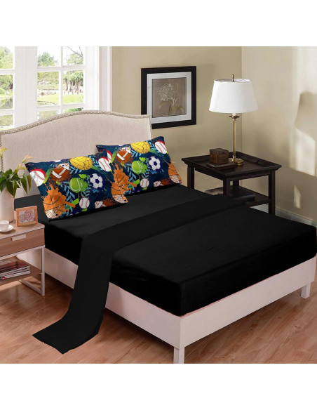 Juego de Edredón Deportivo Twin 5 Piezas MWMWMW - Microfibra