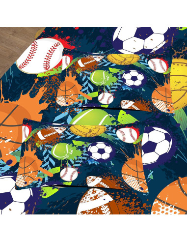 Juego de Edredón Deportivo Twin 5 Piezas MWMWMW - Microfibra