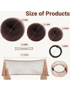 Set de Hacedores de Moños TsMADDTs con Redes y Accesorios 2