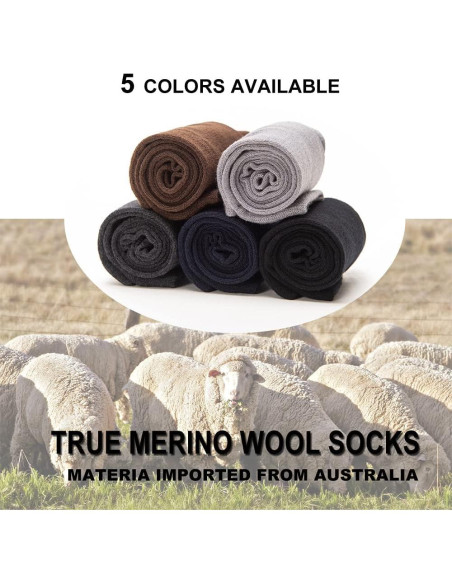 Calcetines Finos de Lana Merino LIXIA para Hombre - Paquete de 3