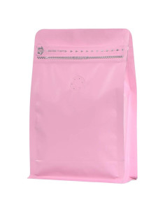 Bolsas de Café Aluminio REMTAP 227g 50pcs Reutilizables Rosa