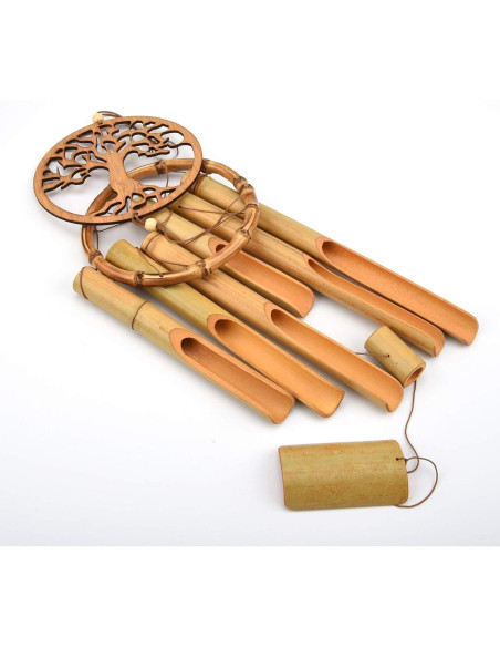 Campanas de Viento de Bambú XINRUI 87.6 cm Decoración Jardín