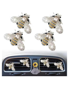 Clip de Ventilación para Auto Galyacht con Rhinestones 4 Pcs