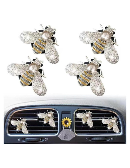 Clip de Ventilación para Auto Galyacht con Rhinestones 4 Pcs