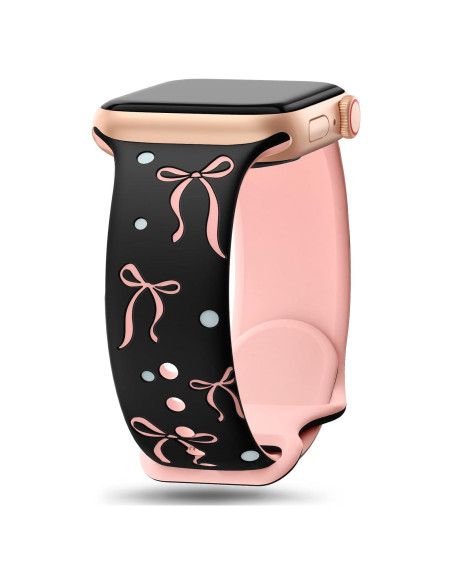 Banda Floral de Silicona SuperNaNa para Apple Watch 38-49mm