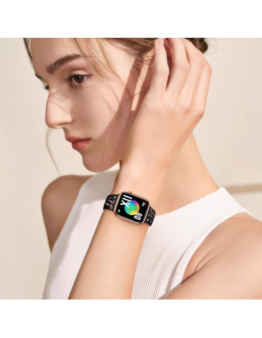 Banda Floral de Silicona SuperNaNa para Apple Watch 38-49mm