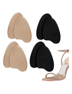 4 Pares Almohadillas Antideslizantes RUGLAMZHIP para Zapatos Mujer