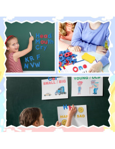 Kit de Letras Magnéticas LOVESTOWN 234 Piezas con Tablero 2