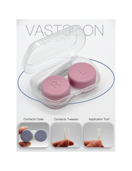 Estuche para Lentes de Contacto 6 Piezas con Herramientas