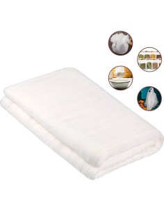 Gasa de Queso Reutilizable Boao 11.7 m Algodón Natural 2