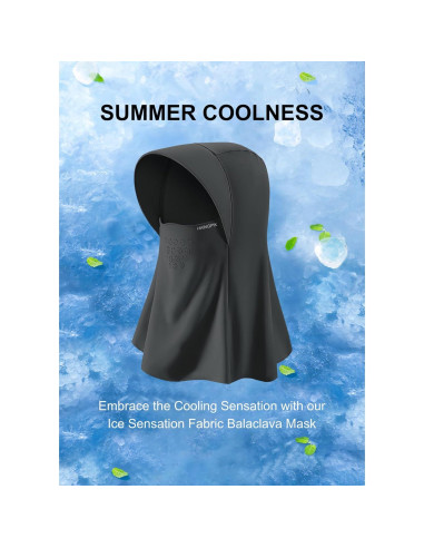 Máscara Balaclava Solar UPF 50+ para Mujeres - Transpirable y Ligera
