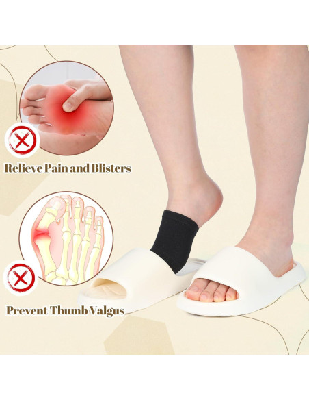 10 Pares de Calcetines de Sandalias para Mujeres - Negro y Piel