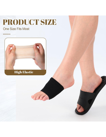 10 Pares de Calcetines de Sandalias para Mujeres - Negro y Piel