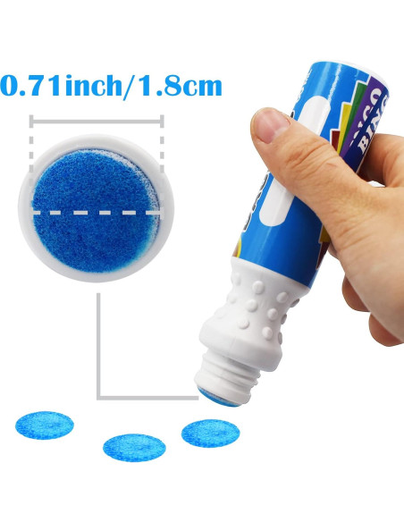 Marcadores de Puntos Yuanhe Bingo Daubers - Set 6 Colores