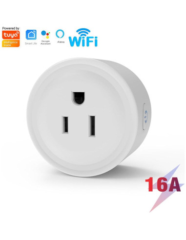 Enchufe Inteligente Wi-Fi Mini 16A PBDQ Control Remoto