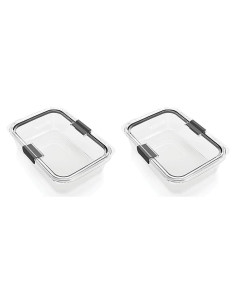 Contenedor de Almacenamiento Rubbermaid Brilliance 4.54L Hermético - Paquete de 2
