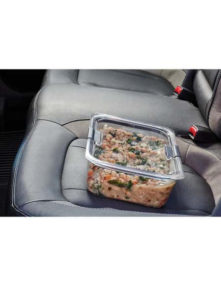 Contenedor de Almacenamiento Rubbermaid Brilliance 4.54L Hermético - Paquete de 2
