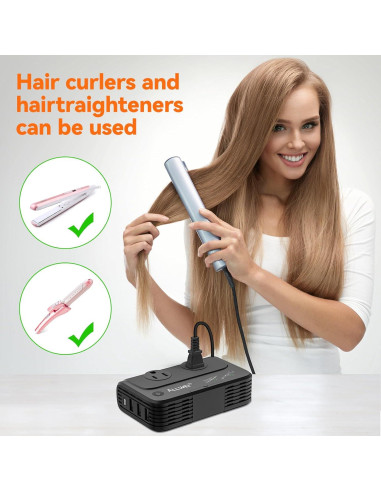 Convertidor de Voltaje ALLWEI 220V a 110V para Viajes