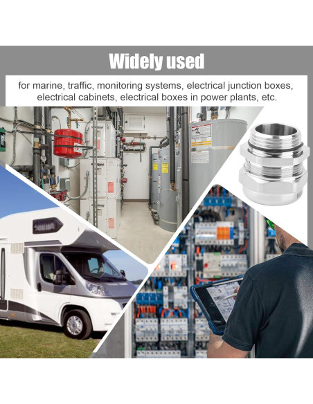 Abrazadera de Cable de Acero Inoxidable NPT 1" IP68 18-25mm