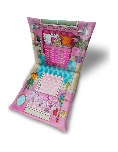 Panel de casa de sueños de Barbie Riley Blake 137x91 cm