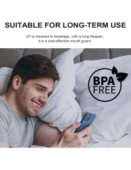 Protector Bucal KOHEEL Ultra-Ligero para Bruxismo - 1 Paquete