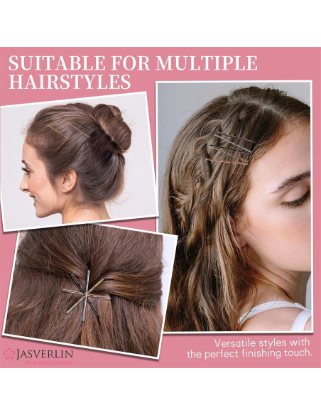 Kit 250 Horquillas de Pelo JASVERLIN 5cm Colores Variados