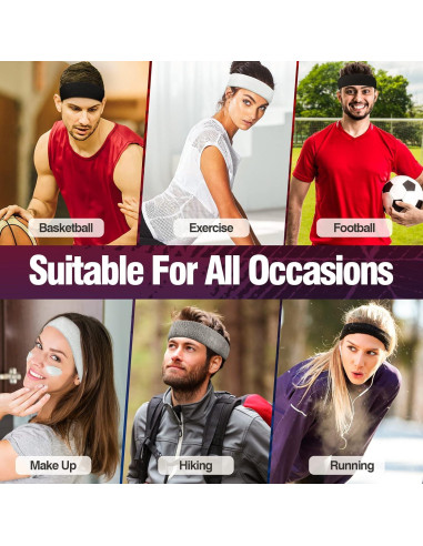 Banda deportiva para la cabeza NONSTOP, algodón, unisex, 5.5 cm