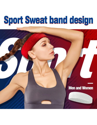 Banda deportiva para la cabeza NONSTOP, algodón, unisex, 5.5 cm