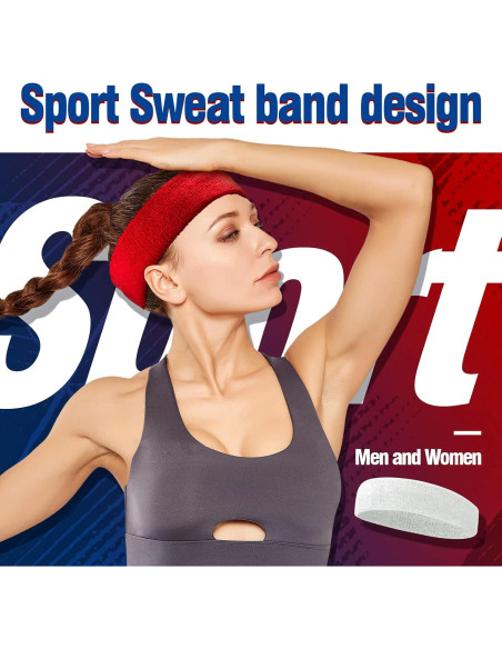Banda deportiva para la cabeza NONSTOP, algodón, unisex, 5.5 cm