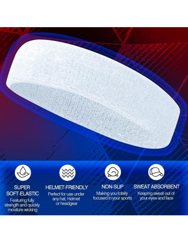Banda deportiva para la cabeza NONSTOP, algodón, unisex, 5.5 cm