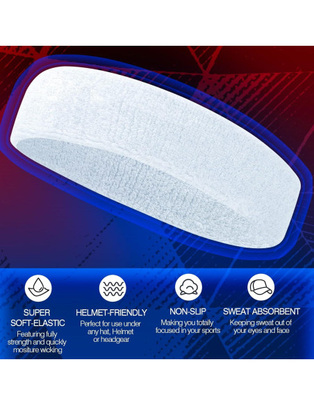 Banda deportiva para la cabeza NONSTOP, algodón, unisex, 5.5 cm