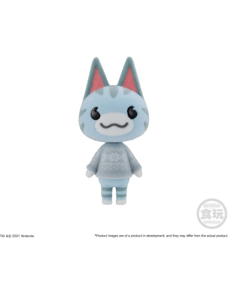 Muñecos de Felpa Shokugan Bandai Animal Crossing 7 Piezas 5.6 cm