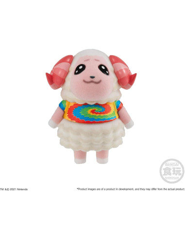 Muñecos de Felpa Shokugan Bandai Animal Crossing 7 Piezas 5.6 cm