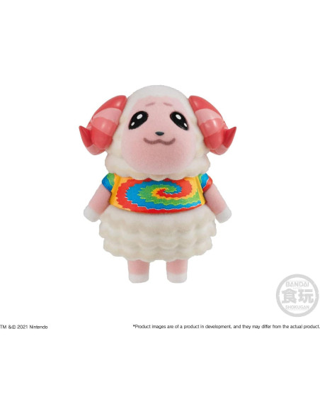 Muñecos de Felpa Shokugan Bandai Animal Crossing 7 Piezas 5.6 cm
