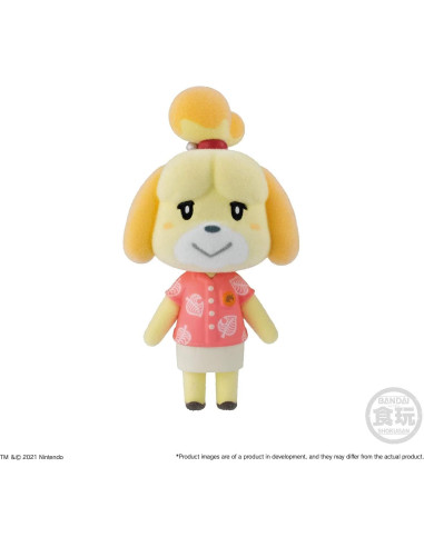 Muñecos de Felpa Shokugan Bandai Animal Crossing 7 Piezas 5.6 cm