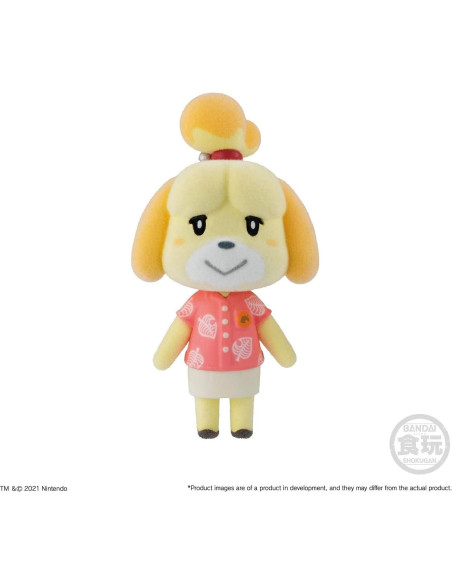 Muñecos de Felpa Shokugan Bandai Animal Crossing 7 Piezas 5.6 cm
