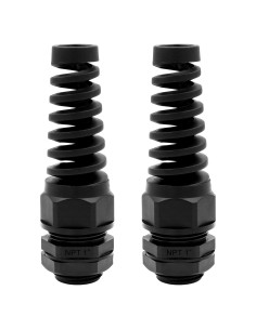 Conector de Alivio de Tensión LISTENJIALE NPT 1" 2 Pcs Negro