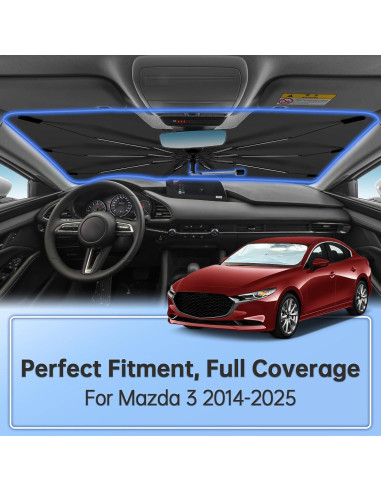 Parasol Plegable Bocvam para Parabrisas Mazda 3 2014-2025