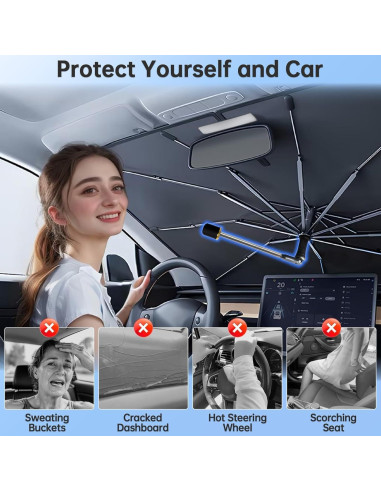 Parasol Plegable Bocvam para Parabrisas Mazda 3 2014-2025