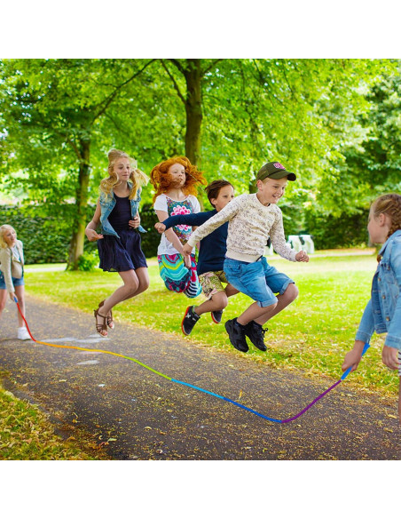 Cuerda de Salto Doble Holandesa Supertrip 4.88m Ajustable